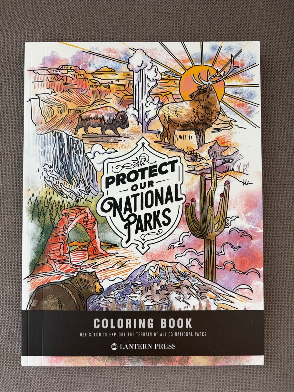 National Parks Coloring Book